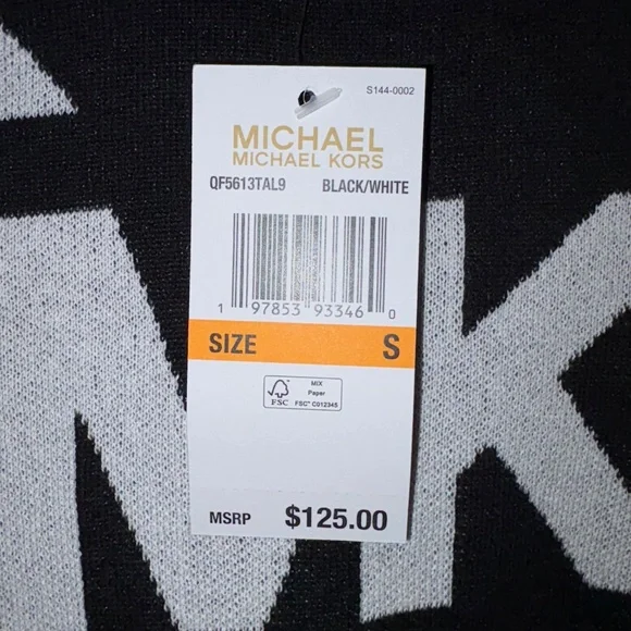 Michael Kors Long Sleeve Monogrammed Sweaters for Women Size Small - Picture 6 of 12